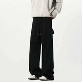 Pantalon coréen pour homme à taille élastique