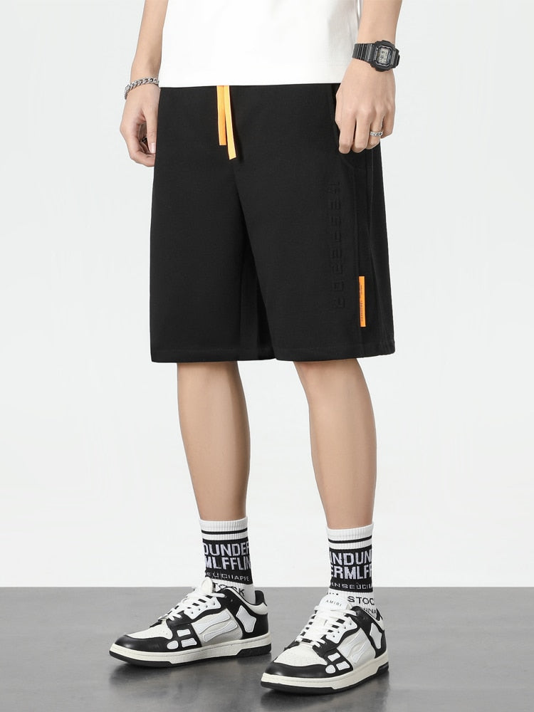 Shorts mit mittelhohem Bund und Kordelzug