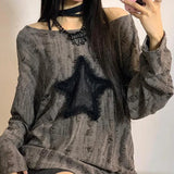 T-shirt à manches longues Ripped Radiance Star