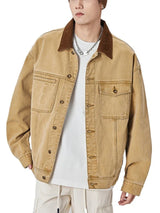 Veste en jean délavée style années 2000