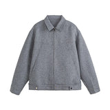 メンズ パッチワーク ルーズ ヴィンテージ カジュアル レトロ ジャケット