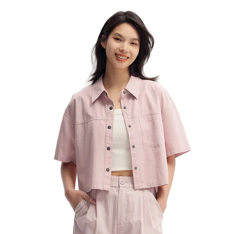 Vintage-Inspired Loose-Fit Shirt