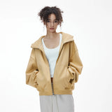 Herren-Fleecejacke mit kastenförmigem Schnitt und abgerundeten Ärmeln