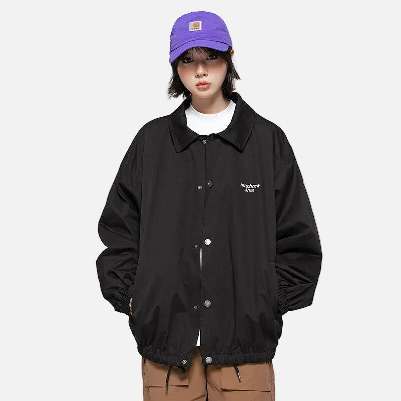 Y2k Korean Women's Windbreaker Jacket