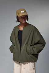 Zip-Up Quilted Jacket