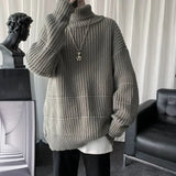 Gemütlicher koreanischer Rollkragenpullover