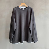 Vintage Hip Hop Fake Two-Piece Sweatshirt