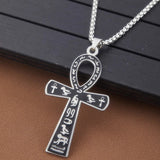 Retro Style Geometric Symbol Pendant Necklace