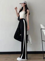 Gestreifte, locker sitzende Hose