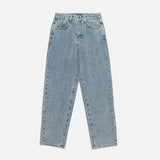 Streetwear Blue Baggy Denim Wide Leg Jeans