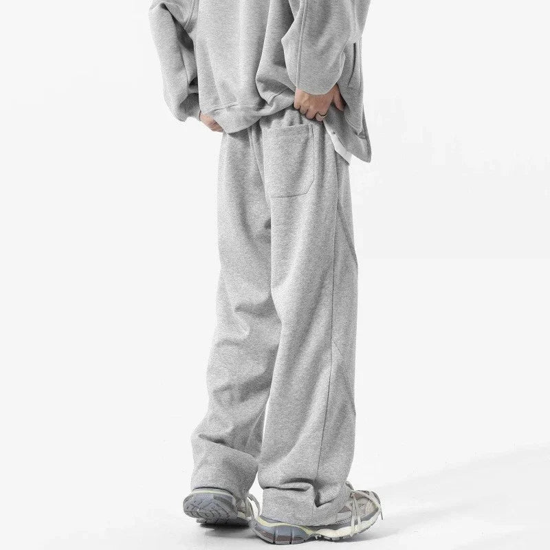 Vintage Straight Leg Pleated Sweatpants