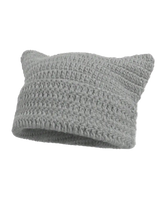 Cute Cat Ears Striped Beanie