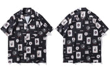 Retro Essential Music Player Grafik Kurzarmshirt