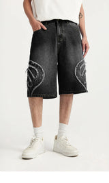 Denim Patchwork Jorts