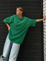 Vintage Damen Retro Lockeres T-Shirt