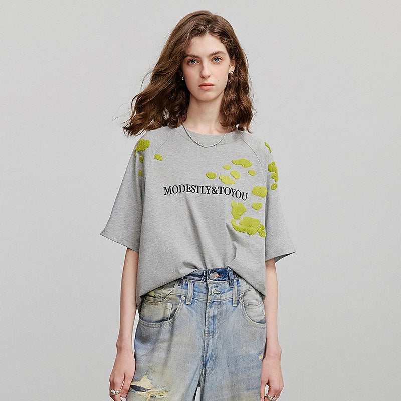 Summer New Letter Printed Casual T-Shirt