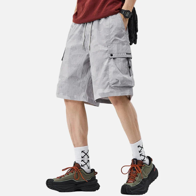 Leichte, schnelltrocknende Sport-Cargo-Shorts