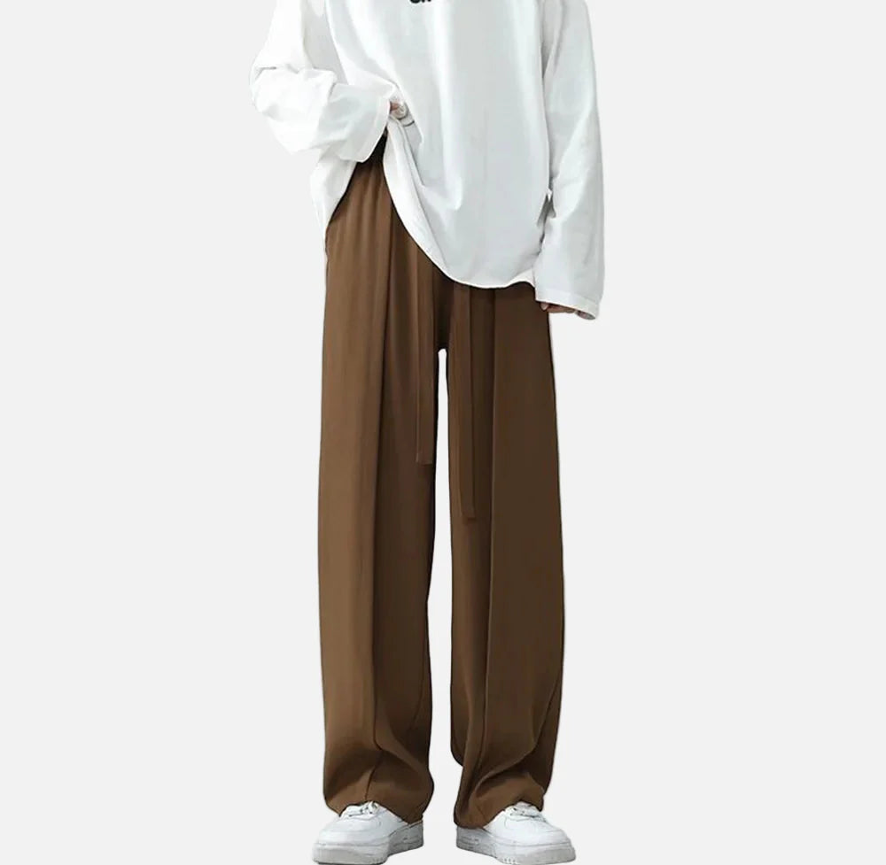 Spring Dimensional Deconstructed Casual Pants