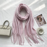 Cashmere Solid Color Thick Scarves
