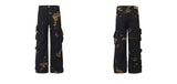 Y2K Chic Luxus Vintage Batik Cargo Jeans
