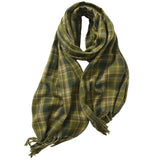 Vintage Plaid Cashmere Scarves