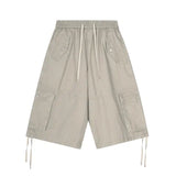 Streetwear-Shorts mit lockerer Passform, Cargohose und weitem Bein