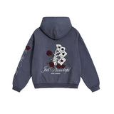 Vintage Washed Boxy Embroidered Hoodie