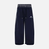 American Retro College Style Loose Sweatpants