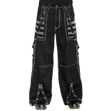 Y2K Punk Wide-Leg Cargo Jeans