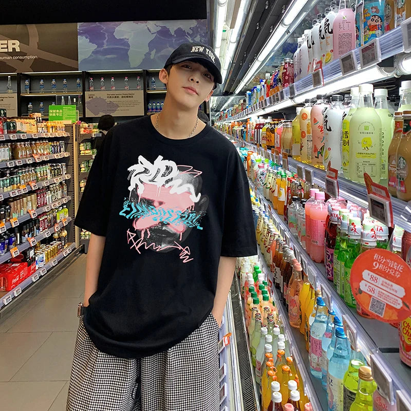 Vintage Summer Cotton Genshin Impact T-Shirt