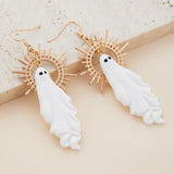 Unique Halloween Ghost Pendant Earrings
