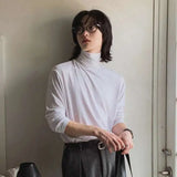 Y2K High Collar Long-sleeved T-shirt