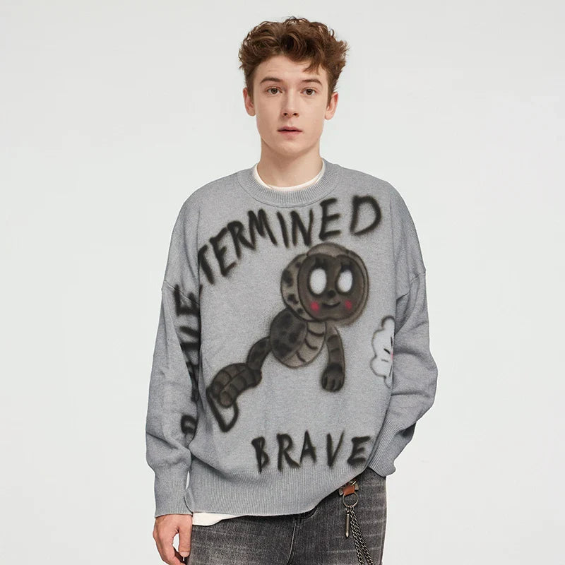 Illustrated Graphic Sweater