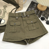 Mini Cargo Skirt With Belt