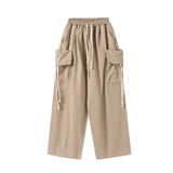 Japanische Cargohose im Y2K-Stil mit lockerem, geradem Bein