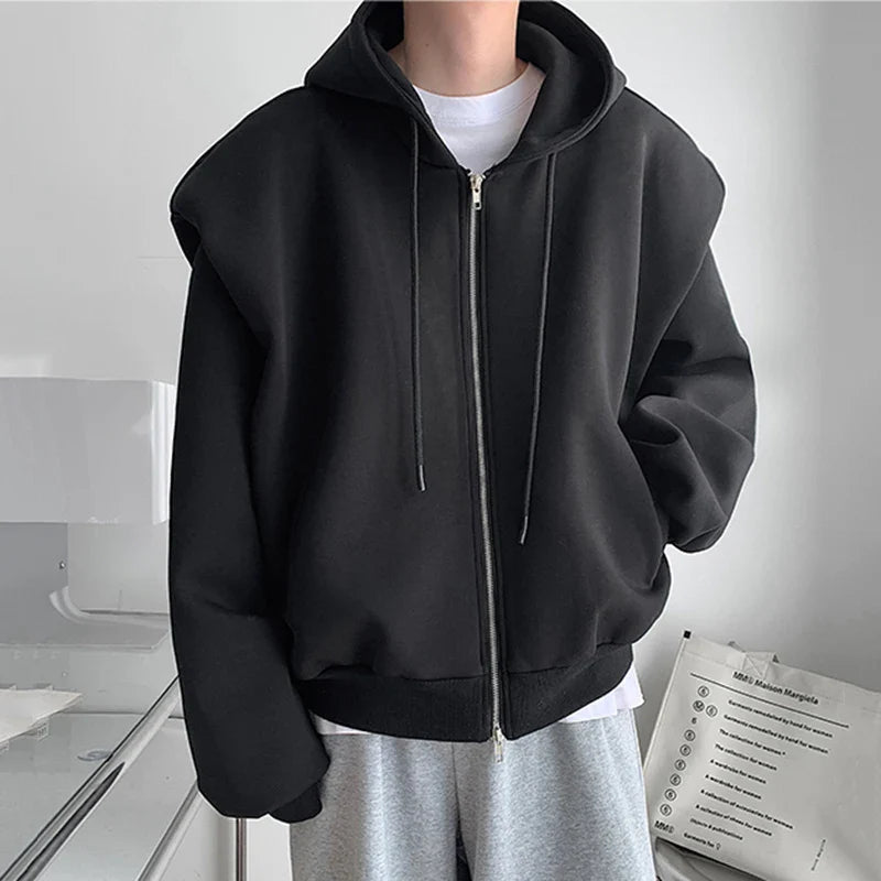 オーバーサイズ フロントオープンフーディー