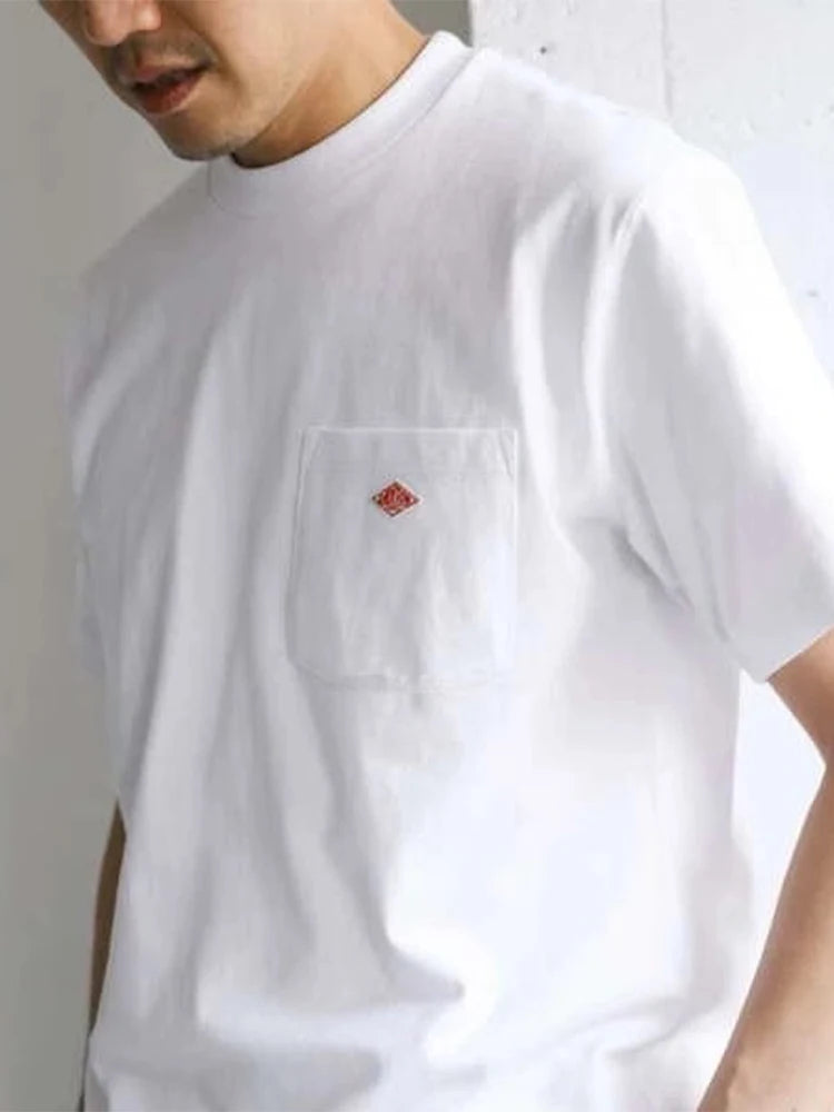 Japanese Style Embroidered Pocket T-Shirt
