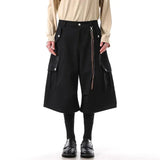 Retro American Cotton Workwear Cargo Jorts