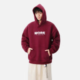 Y2K Signature Letter Print Casual Hoodie