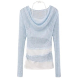 Elegantes Fake-Zweiteiler-Halter-T-Shirt