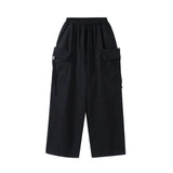 Japanische Cargohose im Y2K-Stil mit lockerem, geradem Bein