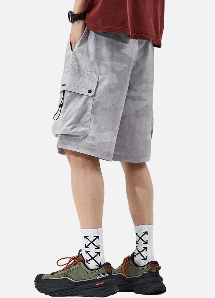 Leichte, schnelltrocknende Sport-Cargo-Shorts