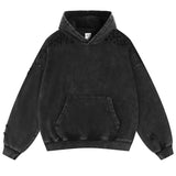 Men Vintage Ripped Oversized Hoodie