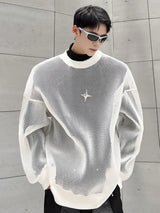 Textured Mesh Sweatshirt