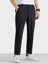 Loose Straight Mid-waist Pants
