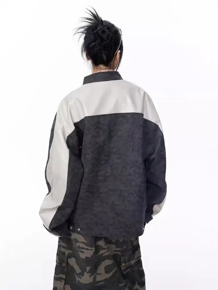 Vintage Hip Hop Retro Couple PU Leather Jacket