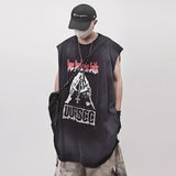 Trendy Vintage Sleeve Less Tank T-Shirt