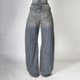 High Waist Jeans im amerikanischen Vintage-Stil
