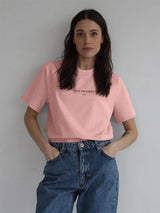 Locker geschnittenes Damen-T-Shirt mit Print