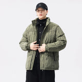 Hochwertige, wattierte Winterjacke im koreanischen Stil